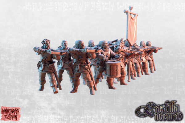 REINHARDT'S CROSSBOWMEN - Minifaktura - Druk 3D