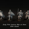 80538d7a4014b9c526ed663ef40f5087.jpg Early 14th Century Men at Arms with Swords - 4x