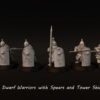 Dwarf Warriors with Spears - x5