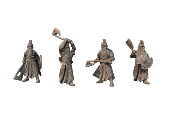Gwyrdgalas Warriors Axe And Shield - x4