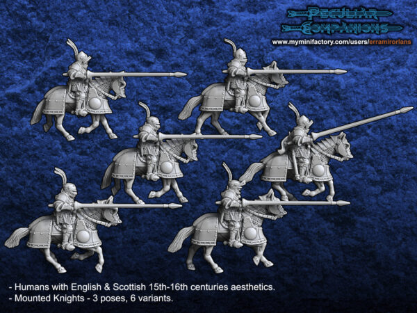 Mounted Knights - 5x