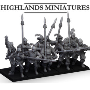Sunland Troops with Spears - x1