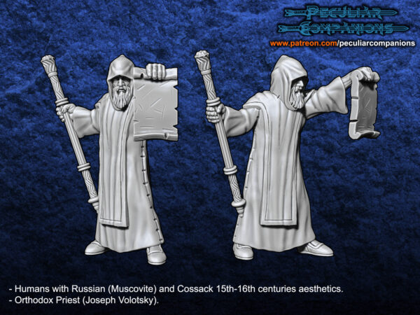Russian Humans Orthodox Priest Joseph Volotsky - x1