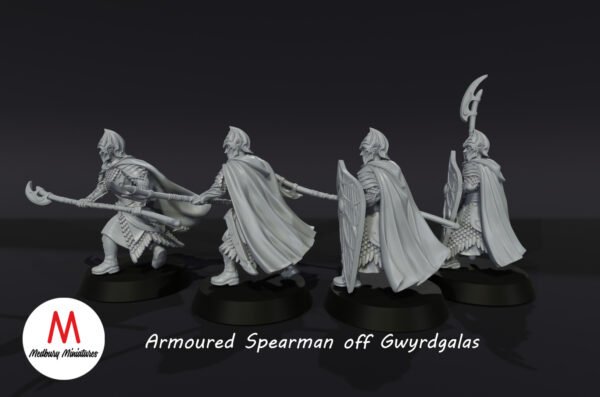 Armoured Spearman of Gwyrdgalas - Wood Elves Włócznicy