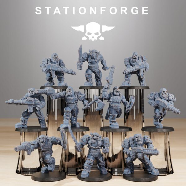 Orkaz Berserkers - Station Forge - Minifaktura