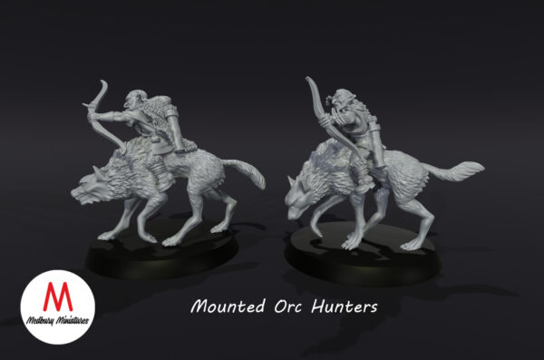 Mounted Orcs Hunters - Łowczy Orków - Zestaw x2