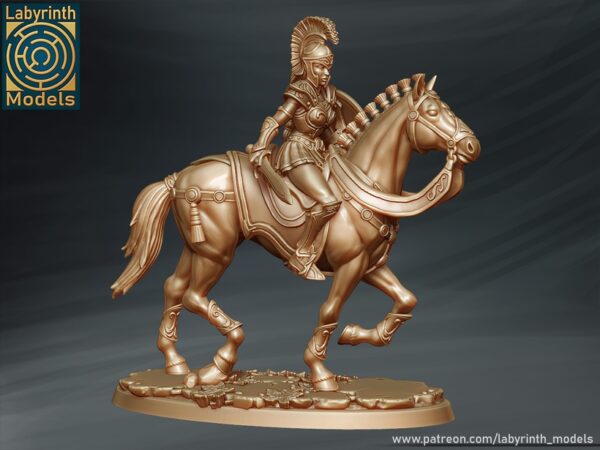 Daughters of Athena Cavalry with Sword or Spear 3 - Labyrinth Models