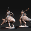 Warg Riders with Halberds - x2