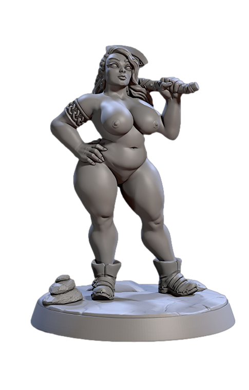 Alfhild - Northwoman Pinup Undressed