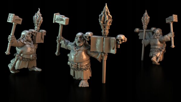 85c08159cca772f722d75d9035f82d7f.jpg Halfling Warpriest - Minifaktura - Druk 3D