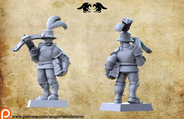 Pavese Mercenary Crossbowman - Magori Miniatures