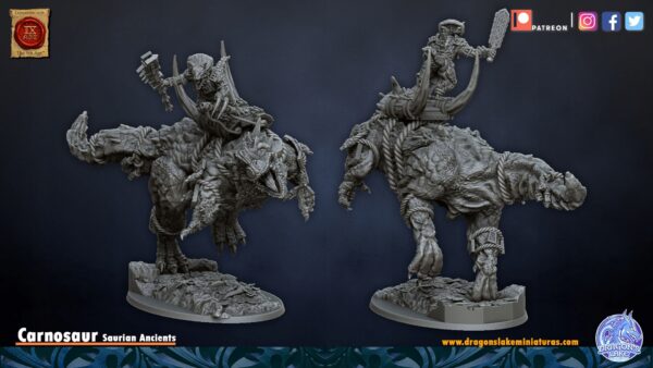 8723872b9c532a6c17a3575ebc660f59.jpg Saurian Warlord on Carnosaur - DL Miniatures