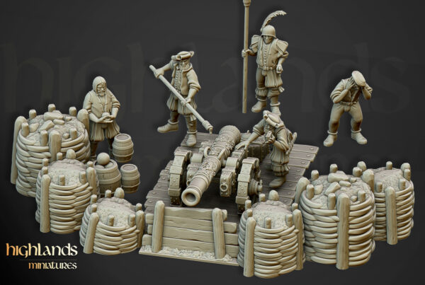 Sunland Artillery Crew - Załoga Artyleryjska - Warhammer
