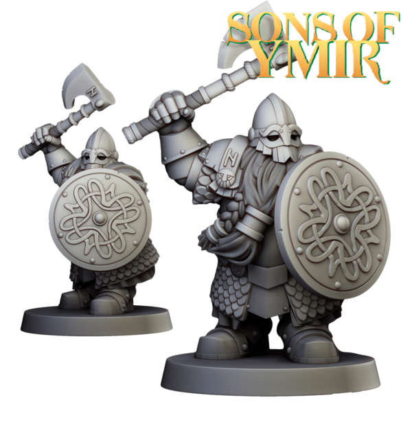 Dwarf Huscarls - 6 Póz