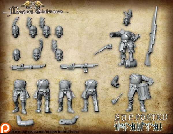 Ironside gunners x10 - Magori Miniatures