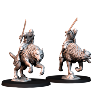 Warg Riders with Swords - x2
