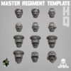 Master Regiment Template HQ Expansion - 8 szt.