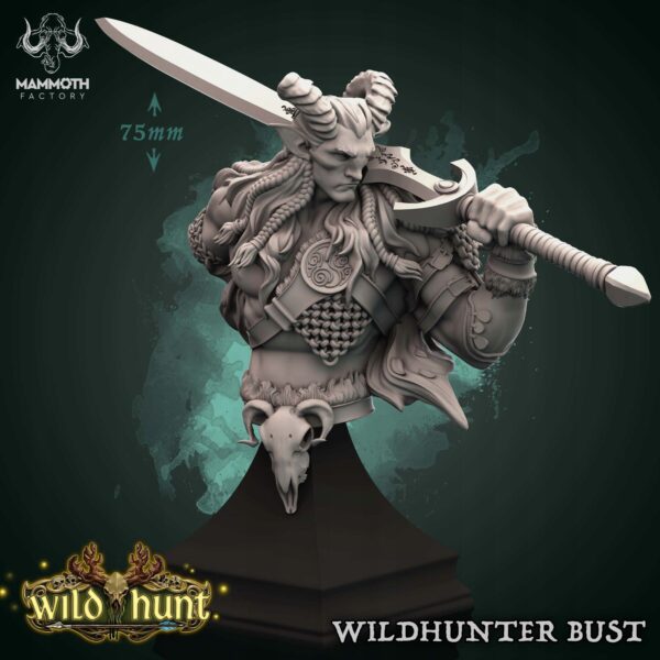 88c79b53145a7f1e61564a18b7da591f.jpg BUST - Sylvoth Wildhunter - Mammoth Factory