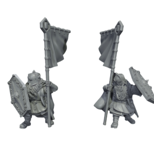 Dwarven Ancients Heralds - Krasnoludzcy Heraldowie - Medbury Miniatures