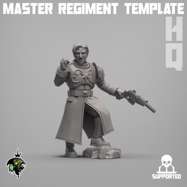 Master Regiment Template HQ Expansion - 8 szt.