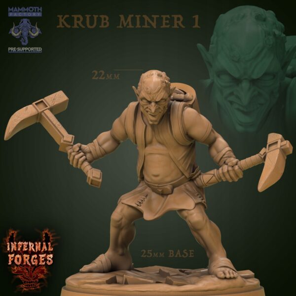 Krub Miner #1 - Mammoth Factory - Druk 3D