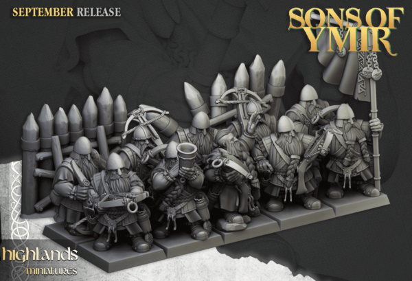 Dwarfs Crossbowmen - 17x + 3x CMD