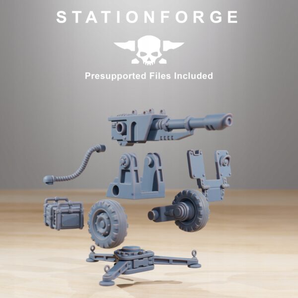 GrimGuard Battle Weapons - Station Forge - Druk 3D