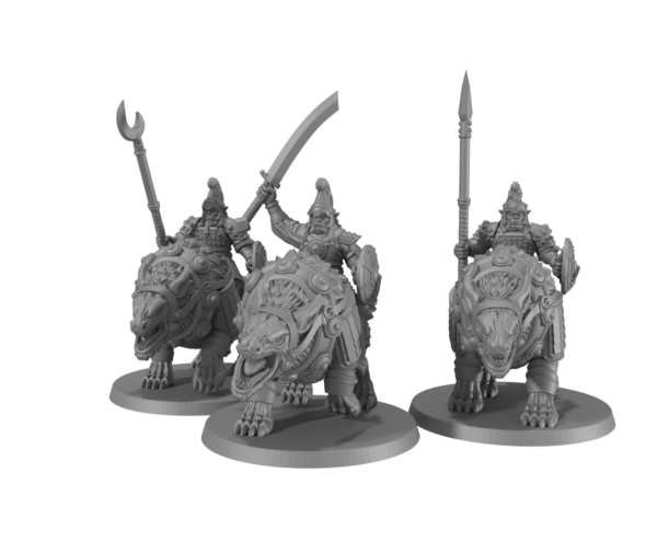 Hobgoblins Riding Worgs - Monstrous Encounters