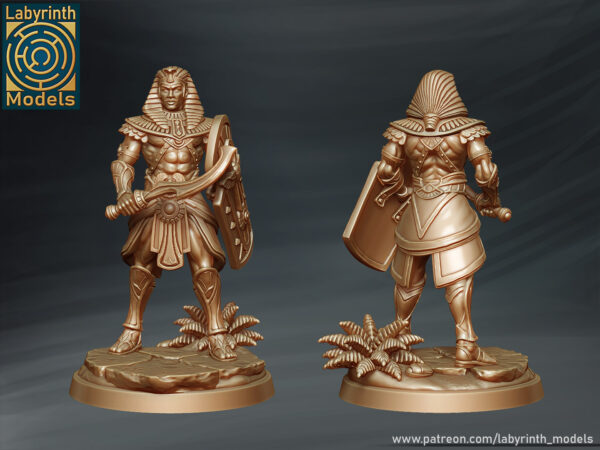 Nile Warrior - Wojownik Nilu - (5 wersji) - Labyrinth Models