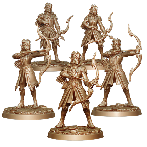Elf Archers - Łucznicy 5 Póz