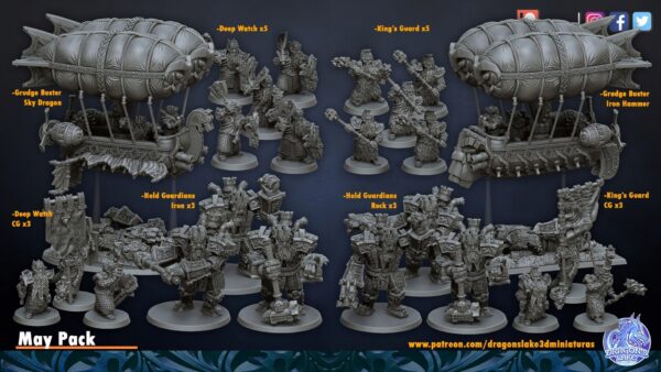 8bcbbbe6edd44a908a80115f140a9bb0.jpg Grudge Buster Iron Hammer - DL Miniatures - Druk3D