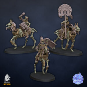 Skeleton Cavalry CMD - x3