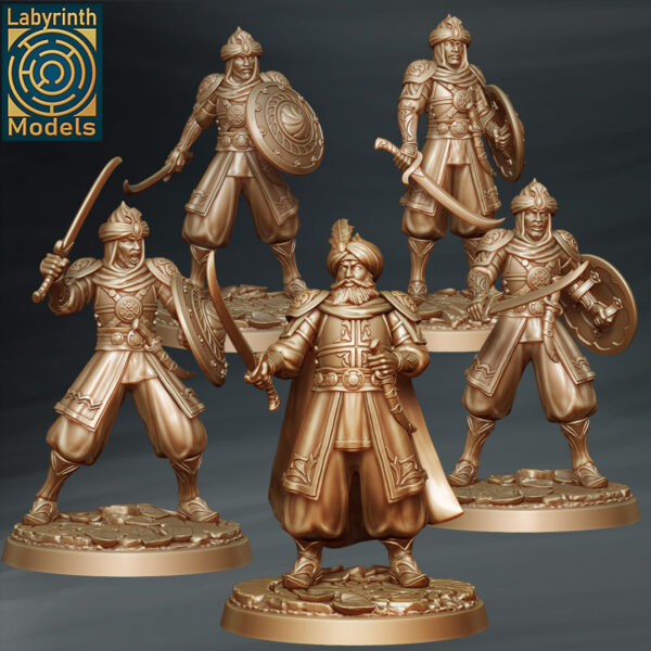 City Guards and a Captain of the Guard