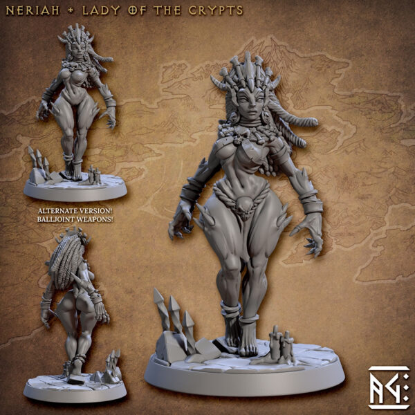 Neriah – Lady of the Crypts Pinup Nude