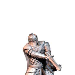 Silver Goat Dwarves Captain on Foot