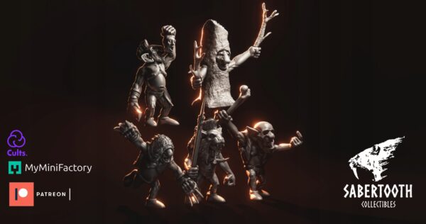 Goblin Headhunters x5 - SC - Minifaktura