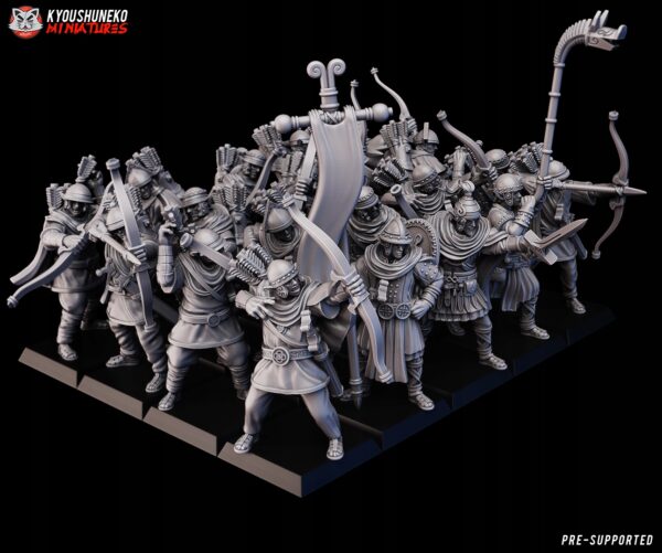 Galeic Wood Elf Forest Guards x5 - Druk 3D
