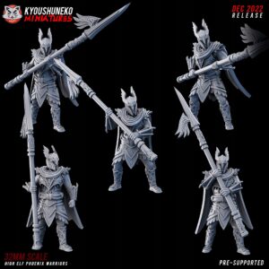 High Elf Phoenix Warriors x5 - Minifaktura