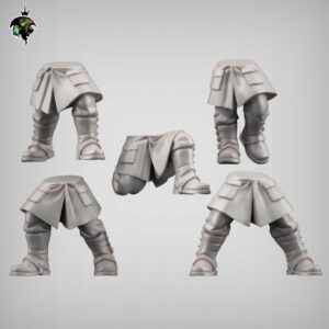 Medium Coat Legs - 5 szt. - RO - Druk 3D