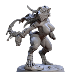 Skaria Shadowdancer - Pinup Undressed