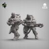 Spacenam Flamethrower Team - Reptilian Overlords