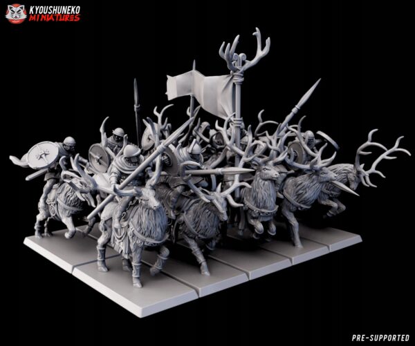 Deer Brothers x5 - Kyoushenko Miniatures - Druk 3D