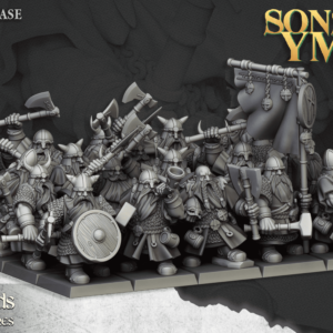Dwarfs Warriors - Krasnoludzcy Wojownicy 20x - Topór/Tarcza
