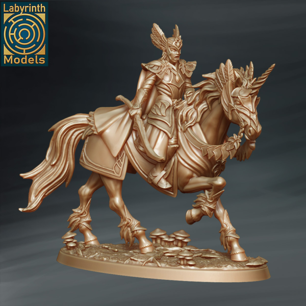 Forest Elf Lord Mounted - x1
