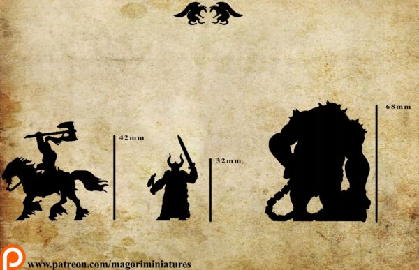 Domesticated rock troll - Magori Miniatures