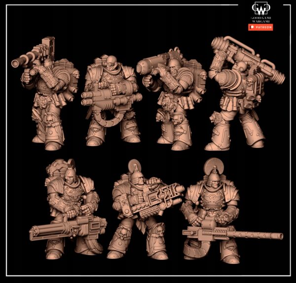 Blitz Guard of Terra Heavy Support 1 - Minifaktura