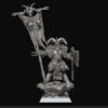 Warlord with Standard - Druk 3D