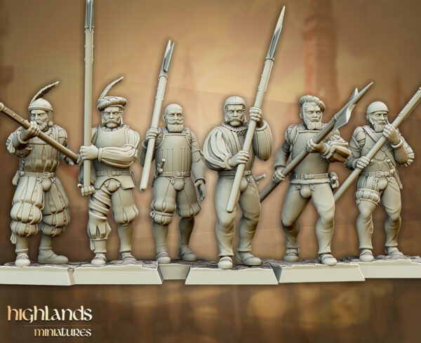Sunland Imperial Troops - 6x Halabarda