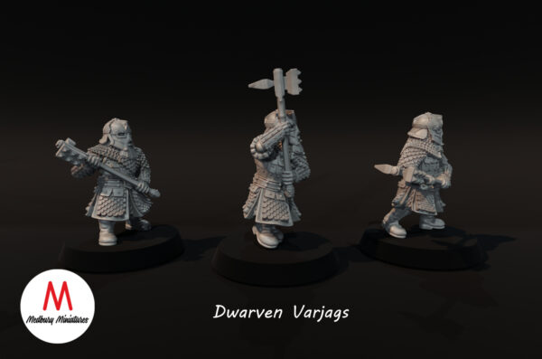 Dwarven Varjags - Krasnoludzkie Varjagi 3x Oddział