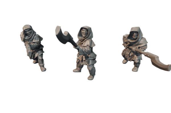 Orc Scouts with Spears - 3 Pozy